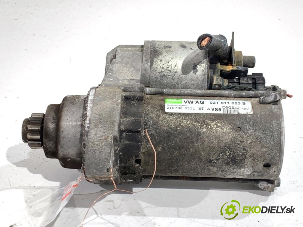 SKODA FABIA II liftback 2008 63 kW 1.4 1390 startér 02T911023S (Startér)