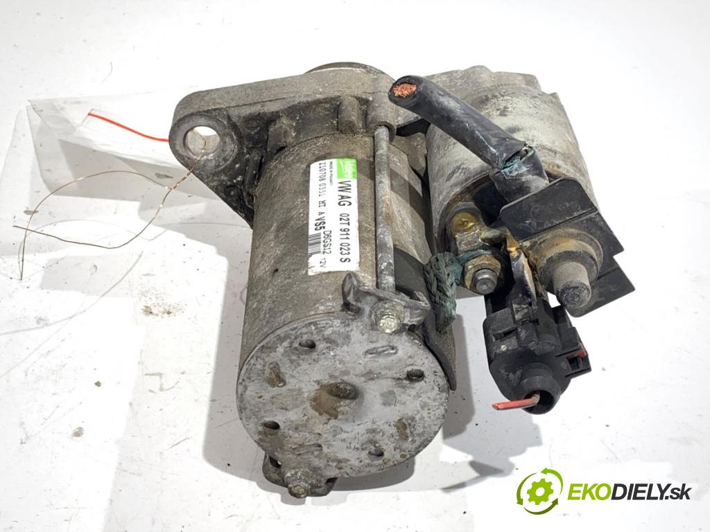 SKODA FABIA II liftback 2008 63 kW 1.4 1390 startér 02T911023S (Startér)