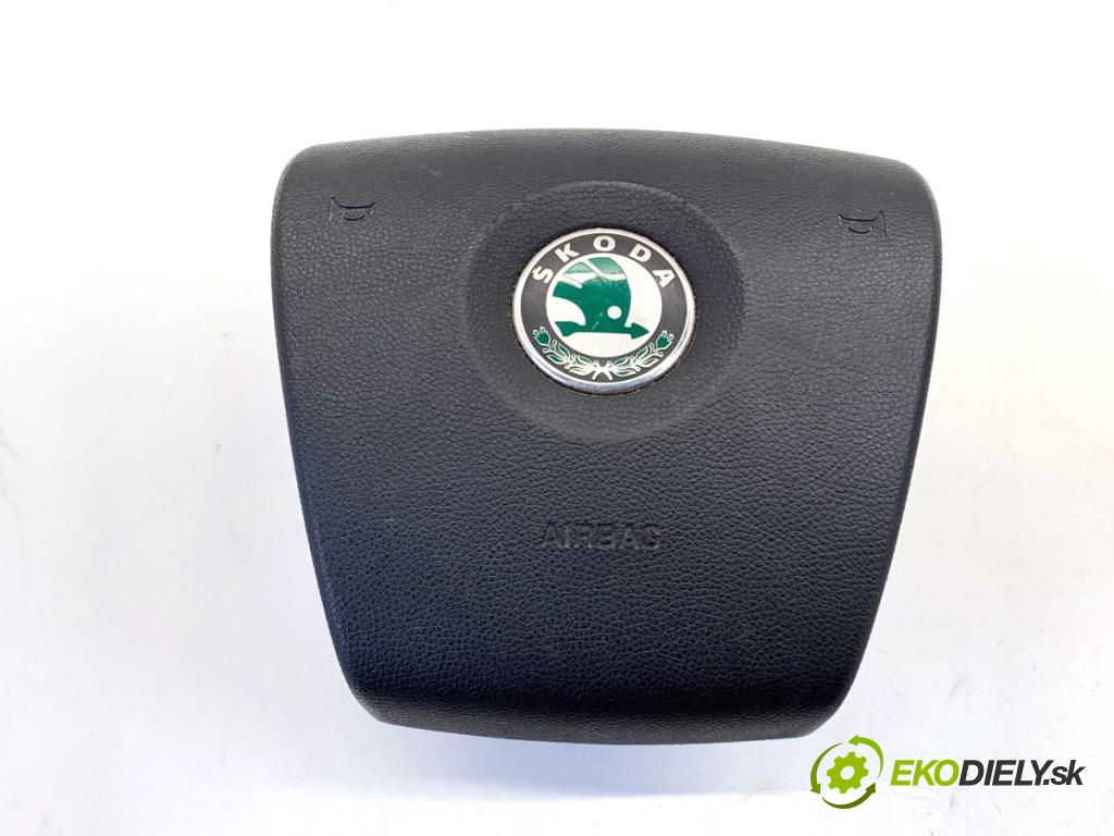 SKODA FABIA II liftback 2008 63 kW 1.4 1390 AirBag volantu 5J0880201D (Airbag)