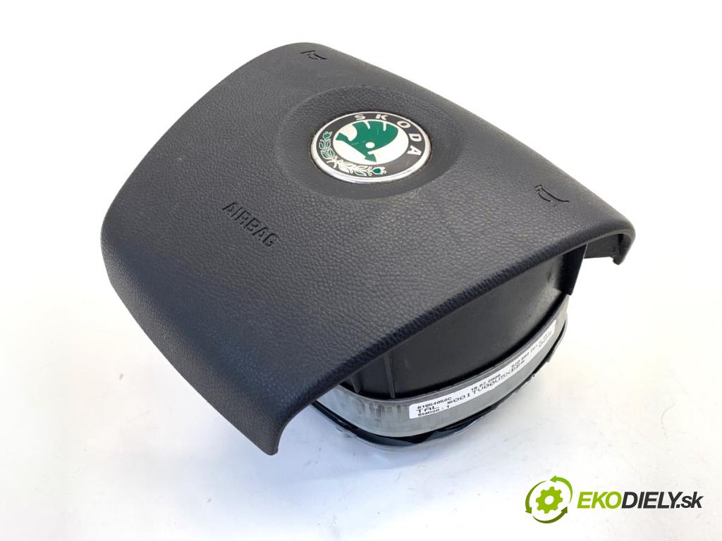 SKODA FABIA II liftback 2008 63 kW 1.4 1390 AirBag volantu 5J0880201D (Airbag)
