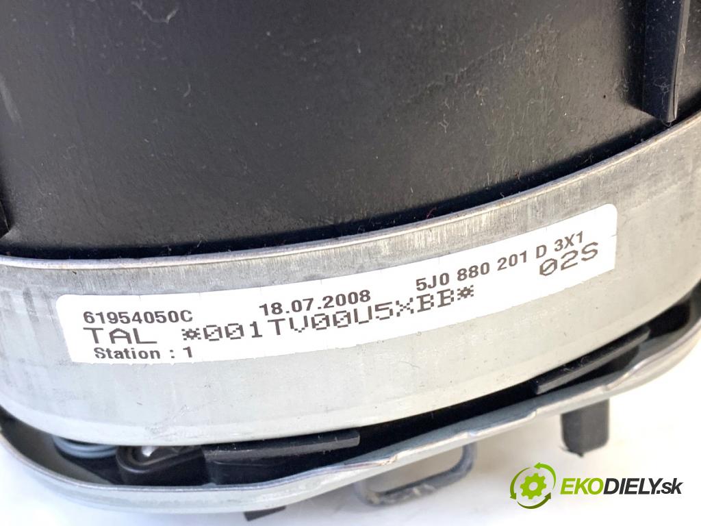SKODA FABIA II liftback 2008 63 kW 1.4 1390 AirBag volantu 5J0880201D (Airbag)