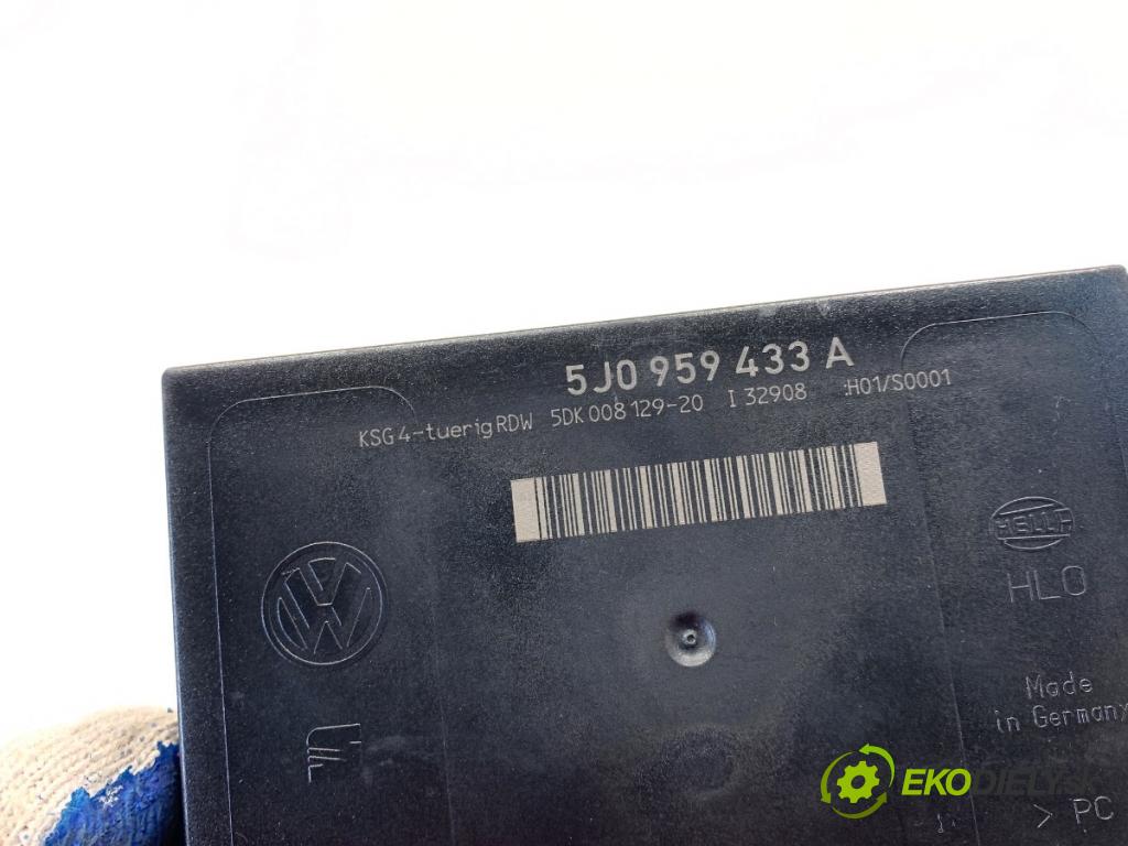SKODA FABIA II liftback 2008 63 kW 1.4 1390 modul komfortu 5J0959433A (Komfortní modul)