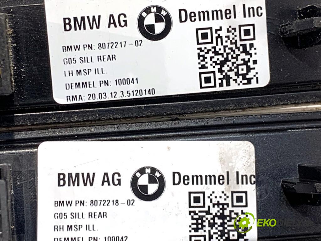 BMW G05 SUV 2020 195 kW xDrive 30 d 2993 lišty gumy pedálu PROGOWE M-Paket osvetlené 7434239 8072217