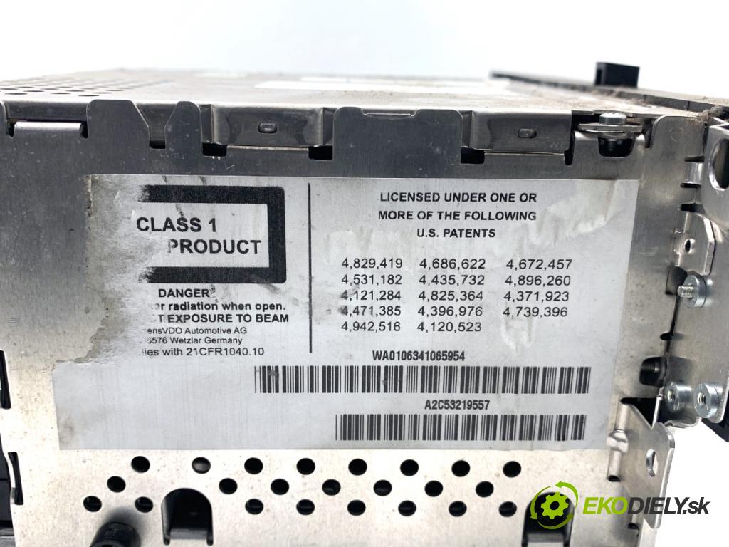 BMW E61 Kombi 2006 120 kW 520 d 1995 RADIO Navigácia A2C53219557 (Audio zariadenie)