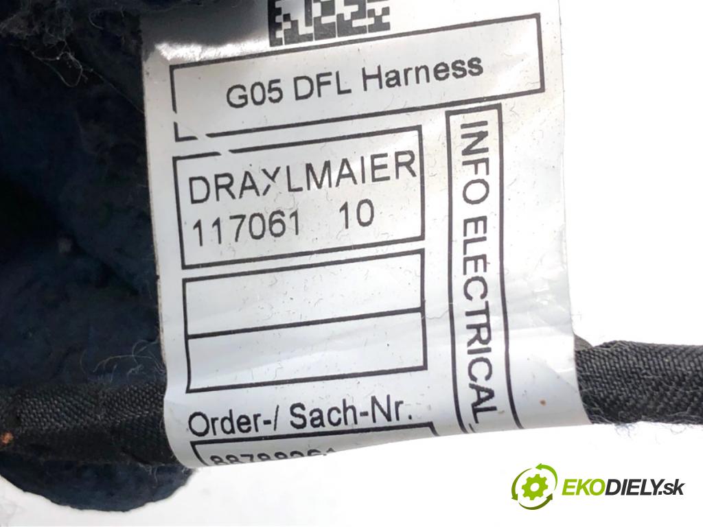 BMW G05 SUV 2020 195 kW xDrive 30 d 2993 Káblovačka Dvere predný ľavy 8714797