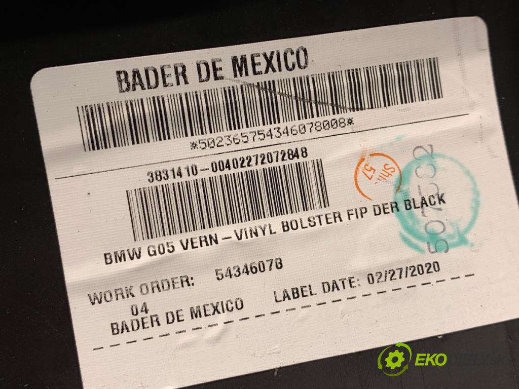 BMW G05 SUV 2020 195 kW xDrive 30 d 2993 čalúnenie POKLADNE: pravy 3831410