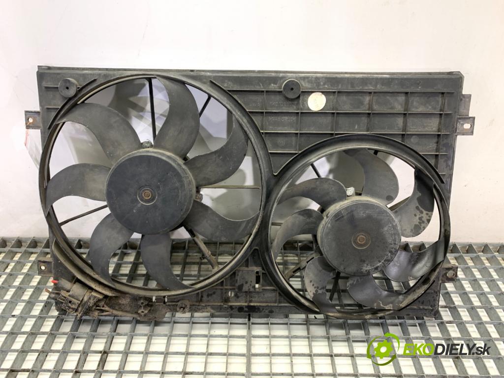 VW GOLF V liftback 2004 55 kW 1.4 16V 1390 Ventilátor chladiča 1K0121207T (Ventilátor)