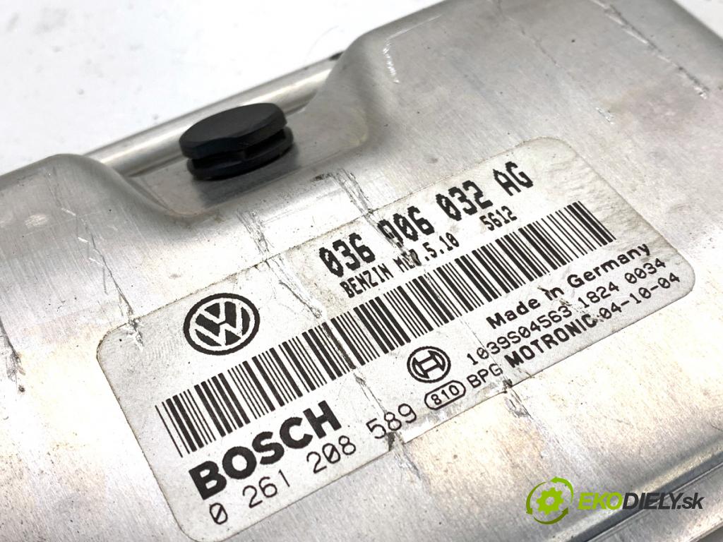 VW GOLF V liftback 2004 55 kW 1.4 16V 1390 riadiaca jednotka Motor 036906032AG (Riadiaca jednotka)