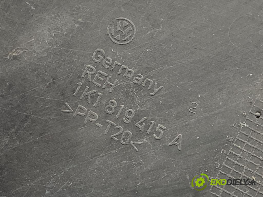 VW GOLF V liftback 2004 55 kW 1.4 16V 1390 torpédo plast pod čelní okno 1K1819415A (Plast pod čelním sklem)