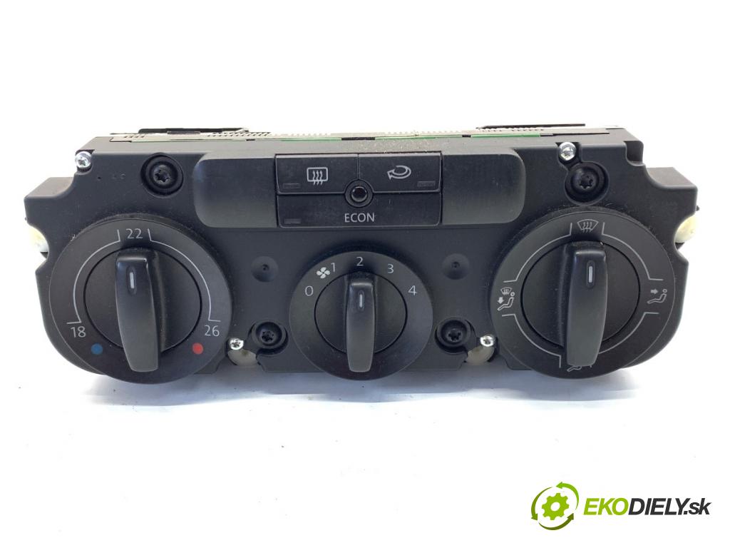 VW GOLF V liftback 2004 55 kW 1.4 16V 1390 Panel ovládaní topení  (Páčky pod volantem)