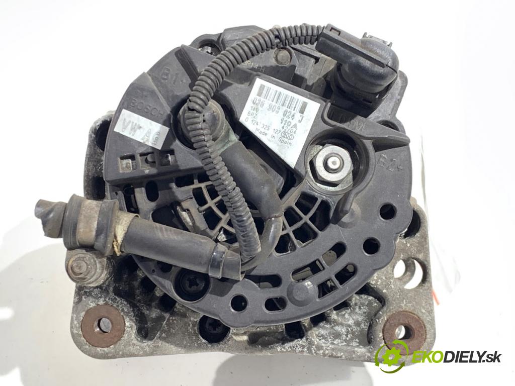 VW GOLF V liftback 2004 55 kW 1.4 16V 1390 Alternátor 036903024J (Alternátor)