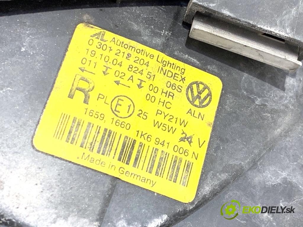 VW GOLF V liftback 2004 55 kW 1.4 16V 1390 Svetlomet pravy predný 1K6941006N