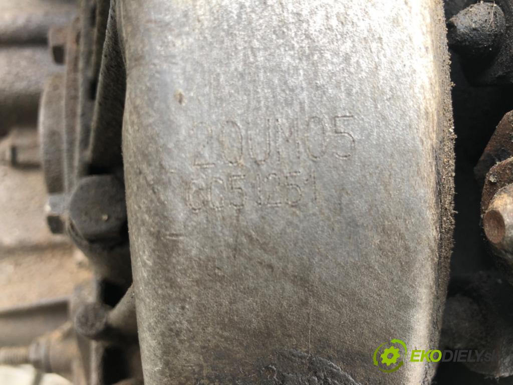 CITROEN JUMPER II  2002 66 kW 2.0 HDi 66kW [90 KM] olej napędowy 2002 - 2022 1997 Prevodovka 20UM05 (Prevodovka)