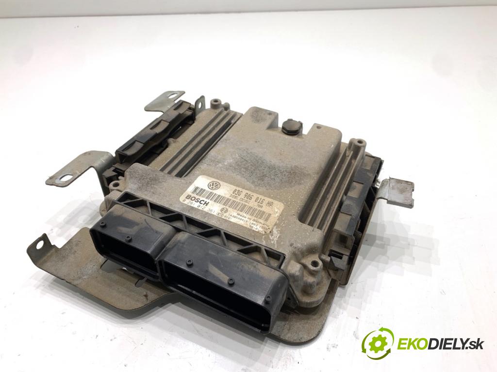 VW TOURAN nadwozie wielkoprzestrzenne (MPV) 2005 66 kW 1.9 TDI 1896 řídící jednotka motora 03G906016HP (Řídicí jednotka)
