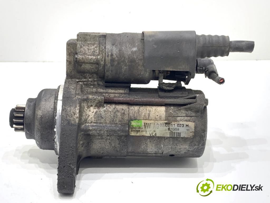 VW TOURAN nadwozie wielkoprzestrzenne (MPV) 2005 66 kW 1.9 TDI 1896 startér 02Z911023H (Startér)