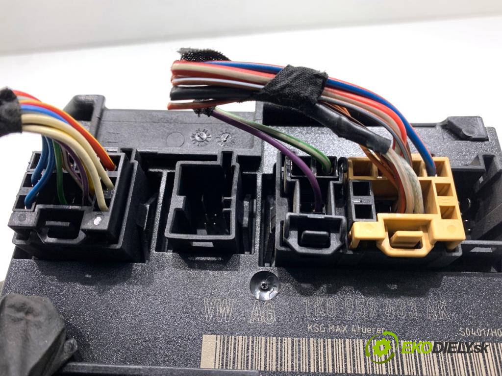 VW TOURAN nadwozie wielkoprzestrzenne (MPV) 2005 66 kW 1.9 TDI 1896 Modul komfortu 1K0959433AK (Modul komfortu)