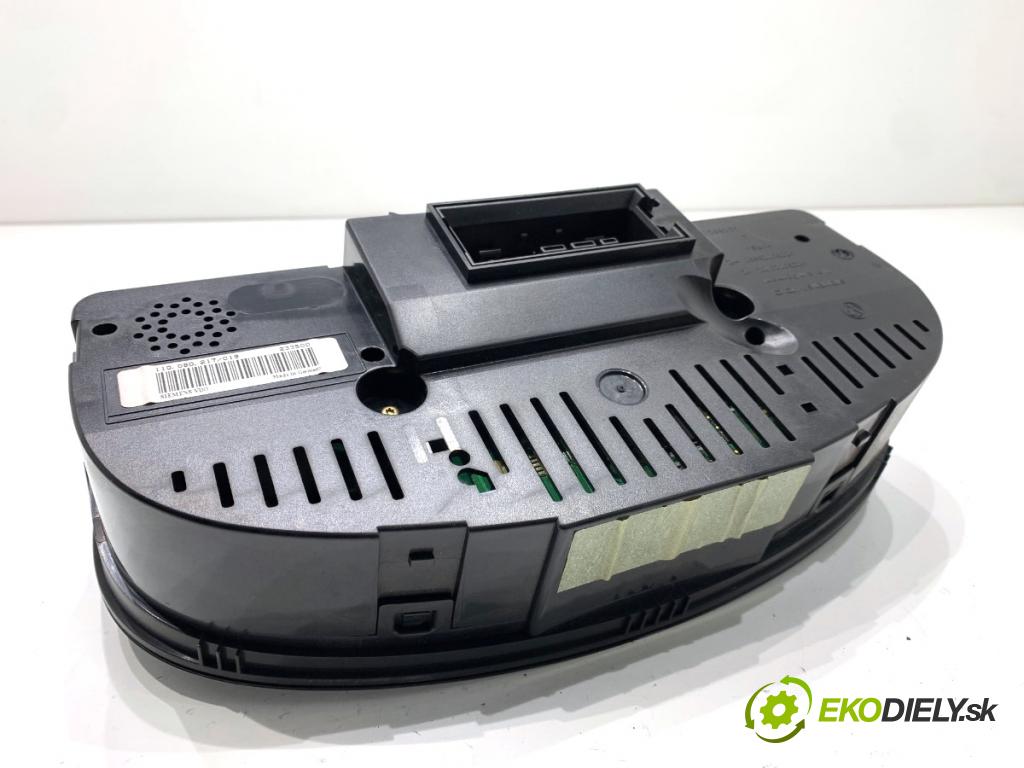 VW TOURAN nadwozie wielkoprzestrzenne (MPV) 2005 66 kW 1.9 TDI 1896 prístrojovka 1T0920861A (Přístrojová deska)