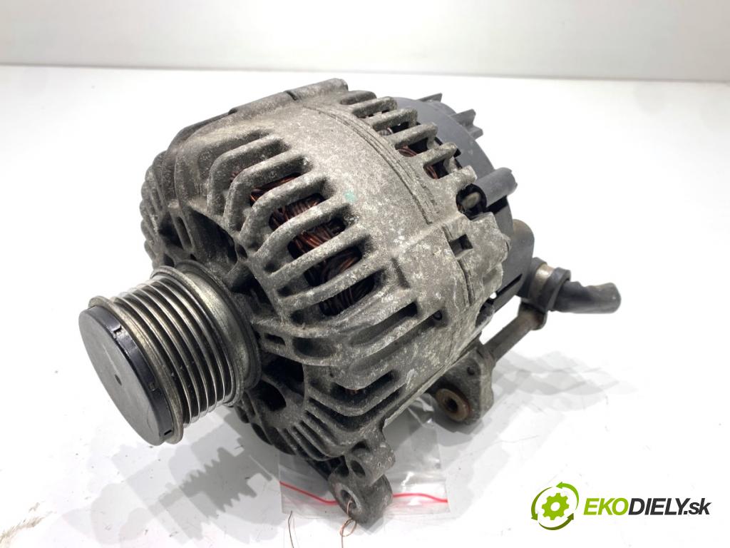 VW TOURAN nadwozie wielkoprzestrzenne (MPV) 2005 66 kW 1.9 TDI 1896 Alternátor 06F903023C (Alternátor)