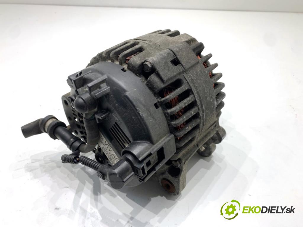 VW TOURAN nadwozie wielkoprzestrzenne (MPV) 2005 66 kW 1.9 TDI 1896 Alternátor 06F903023C (Alternátor)