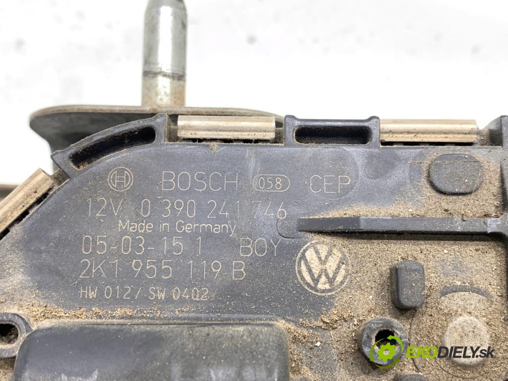 VW TOURAN nadwozie wielkoprzestrzenne (MPV) 2005 66 kW 1.9 TDI 1896 Mechanizmus stieračov predný 2K1955023E (Motorček stieračov predný)