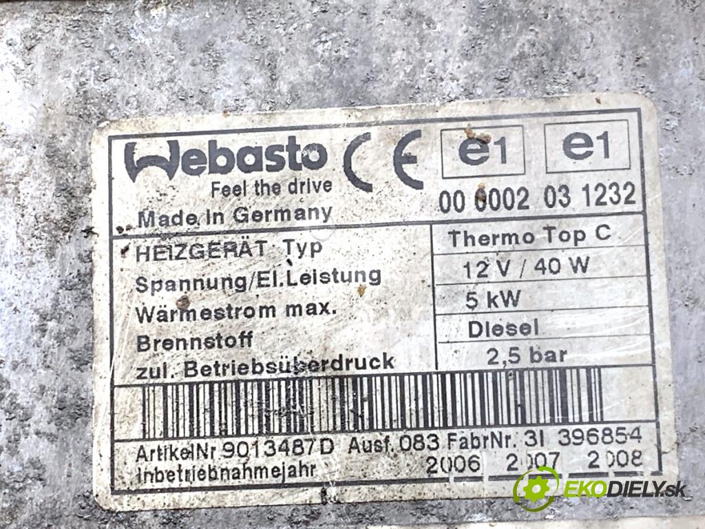 BMW E61 Kombi 2006 110 kW 520 d 1995 Webasto 9111339 (Webasto (nezávislé kúrenie))