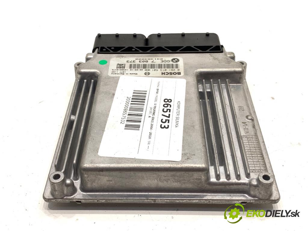 BMW E61 Kombi 2006 110 kW 520 d 1995 řídící jednotka motora 7803373 (Řídicí jednotka)