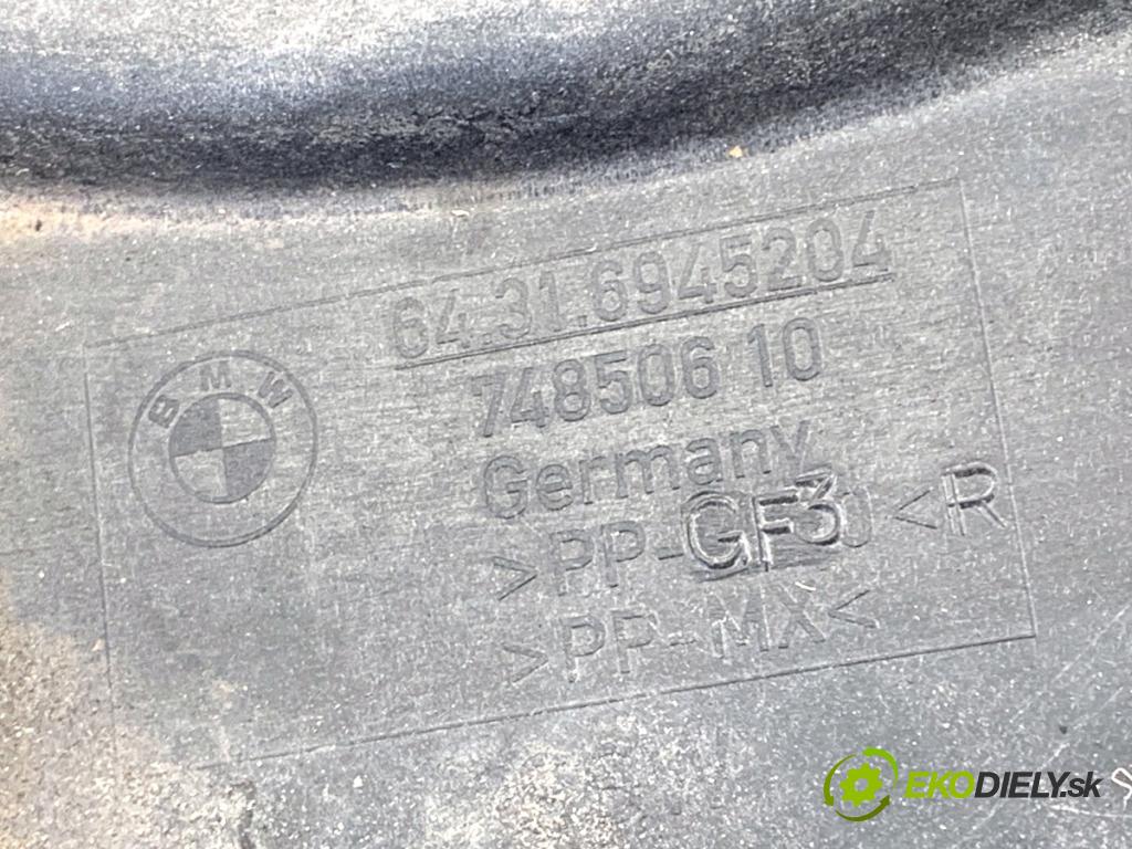 BMW E61 Kombi 2006 110 kW 520 d 1995 Torpédo, plast pod čelné okno 748506 (Torpédo (plast pod čelným sklom))