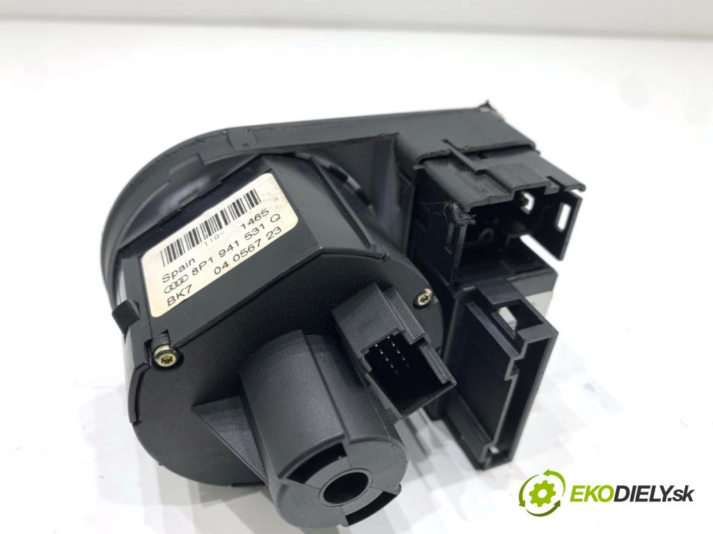 AUDI A3 8P liftback 2005 147 kW 2.0 TFSI quattro 1984 spínač světel 8P1941531Q