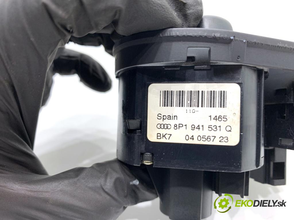 AUDI A3 8P liftback 2005 147 kW 2.0 TFSI quattro 1984 spínač světel 8P1941531Q