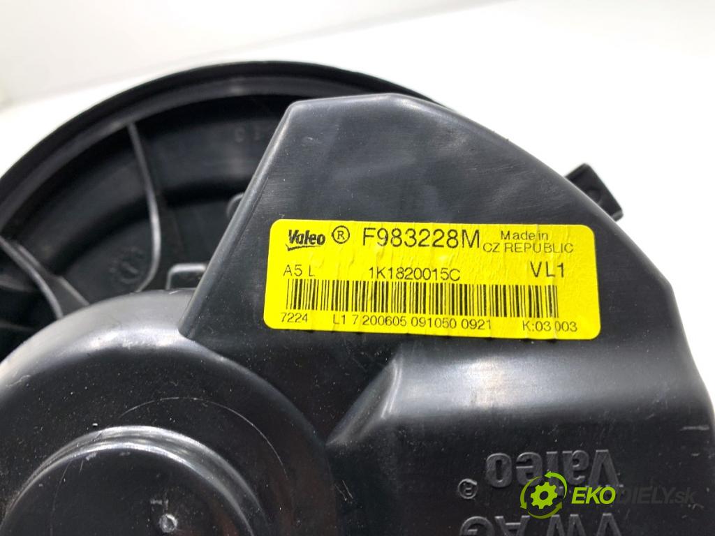 AUDI A3 8P liftback 2005 147 kW 2.0 TFSI quattro 1984 ventilátor kúrenia 1K1820015C