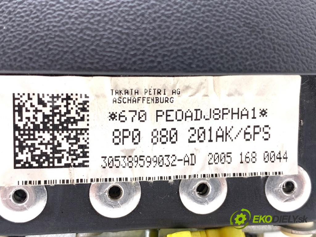 AUDI A3 8P liftback 2005 147 kW 2.0 TFSI quattro 1984 AirBag volantu 8P0880201AK (Airbag)