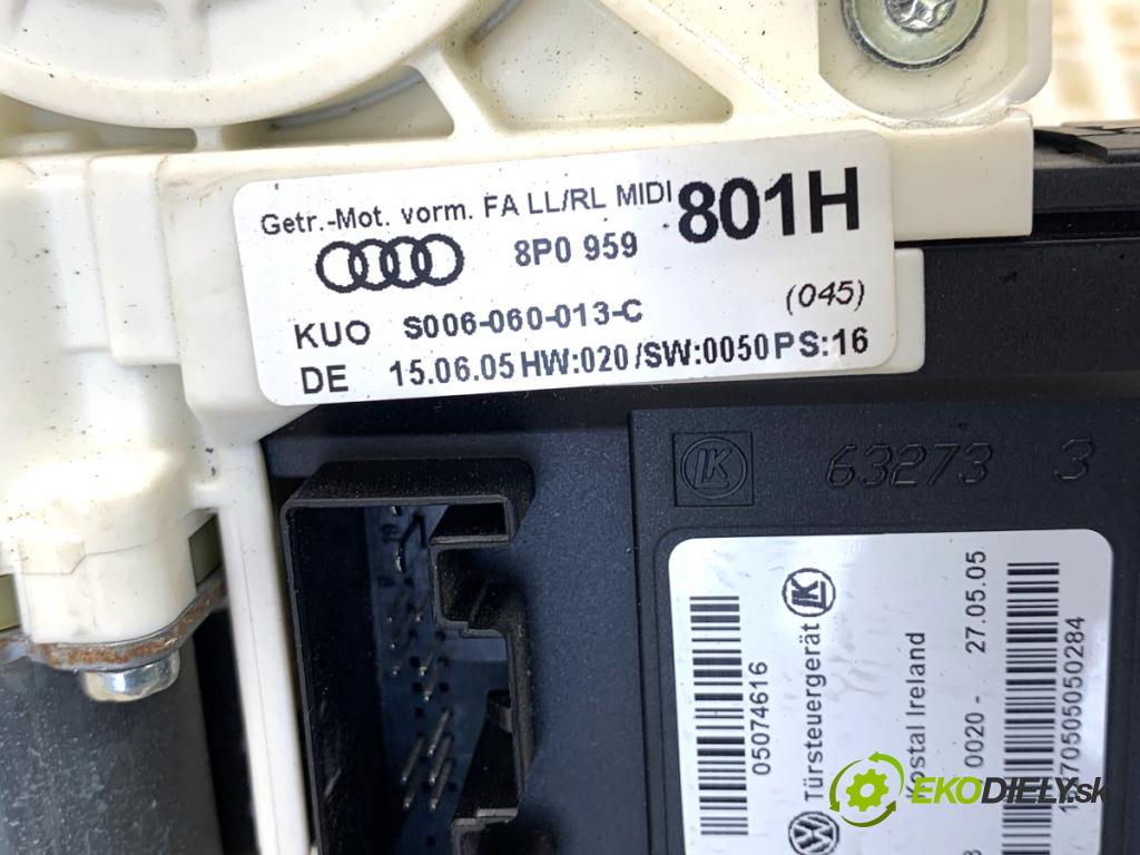 AUDI A3 8P liftback 2005 147 kW 2.0 TFSI quattro 1984 mechanismus okna levý přední část 8P0959801H