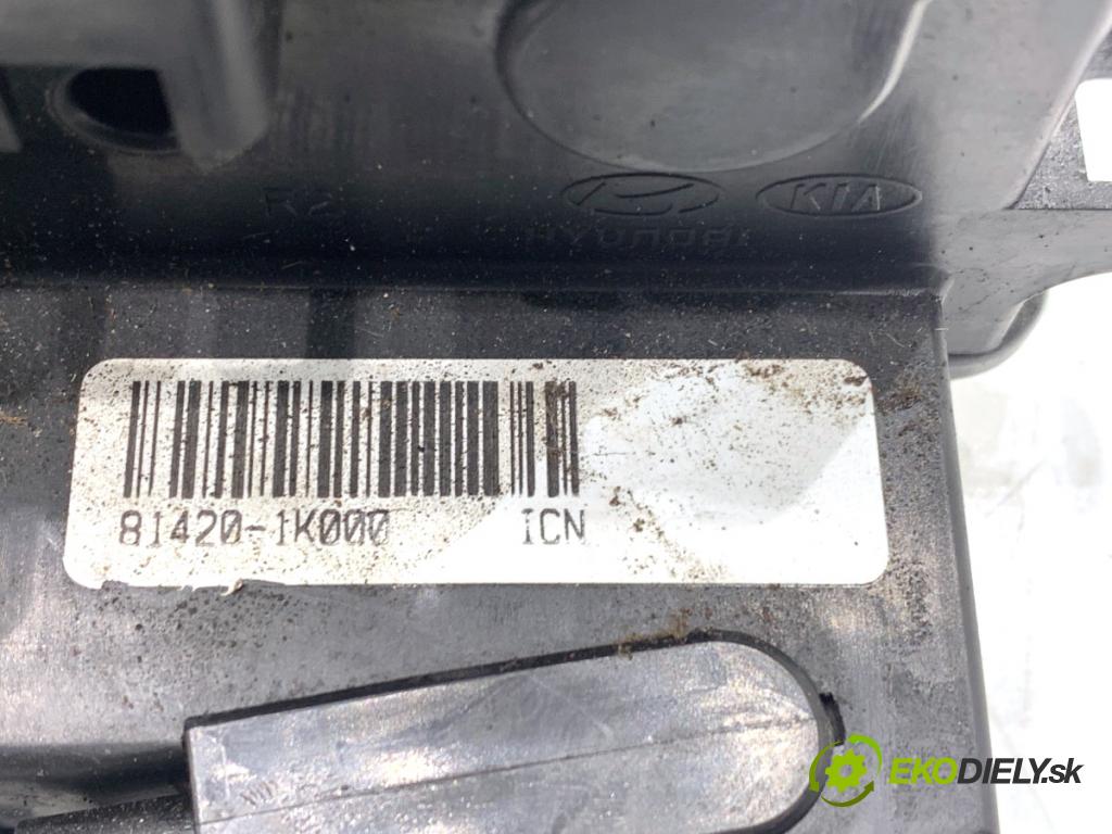 HYUNDAI ix20 liftback 2013 66 kW 1.4 1396 zámok dveře pravý zadní část 81420-1K000