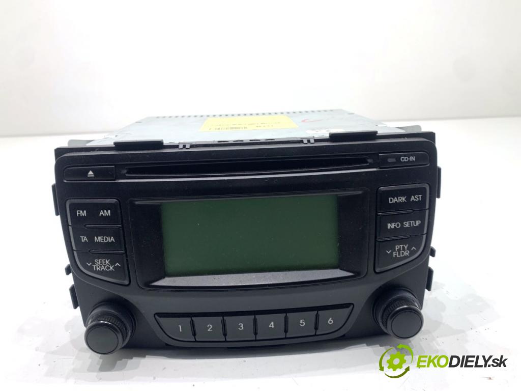 HYUNDAI ix20 liftback 2013 66 kW 1.4 1396 RADIO 96160-1K050 (Audio zariadenie)