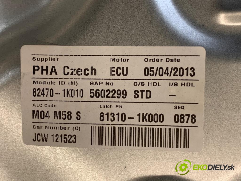 HYUNDAI ix20 liftback 2013 66 kW 1.4 1396 mechanismus okna levý přední část 82470-1K010