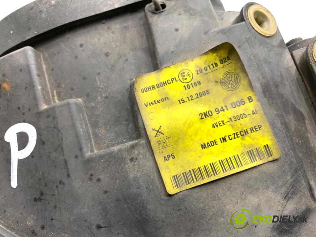 VW TOURAN nadwozie wielkoprzestrzenne (MPV) 2005 77 kW 1.9 TDI 1896 Svetlomet pravy predný 2K0941006B