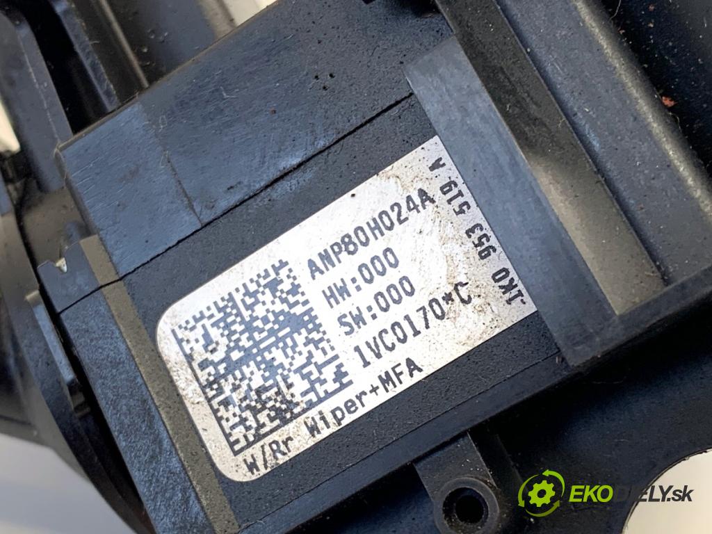 VW TOURAN nadwozie wielkoprzestrzenne (MPV) 2005 77 kW 1.9 TDI 1896 Prepínač kombinovaný 1K0953519A (Prepínacie páčky pod volantom)