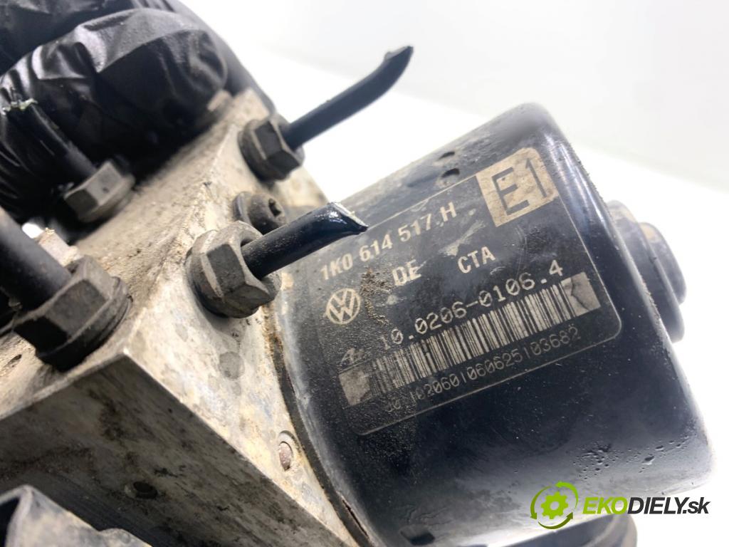 VW TOURAN nadwozie wielkoprzestrzenne (MPV) 2005 77 kW 1.9 TDI 1896 Pumpa ABS 1K0614517H (Pumpa ABS)