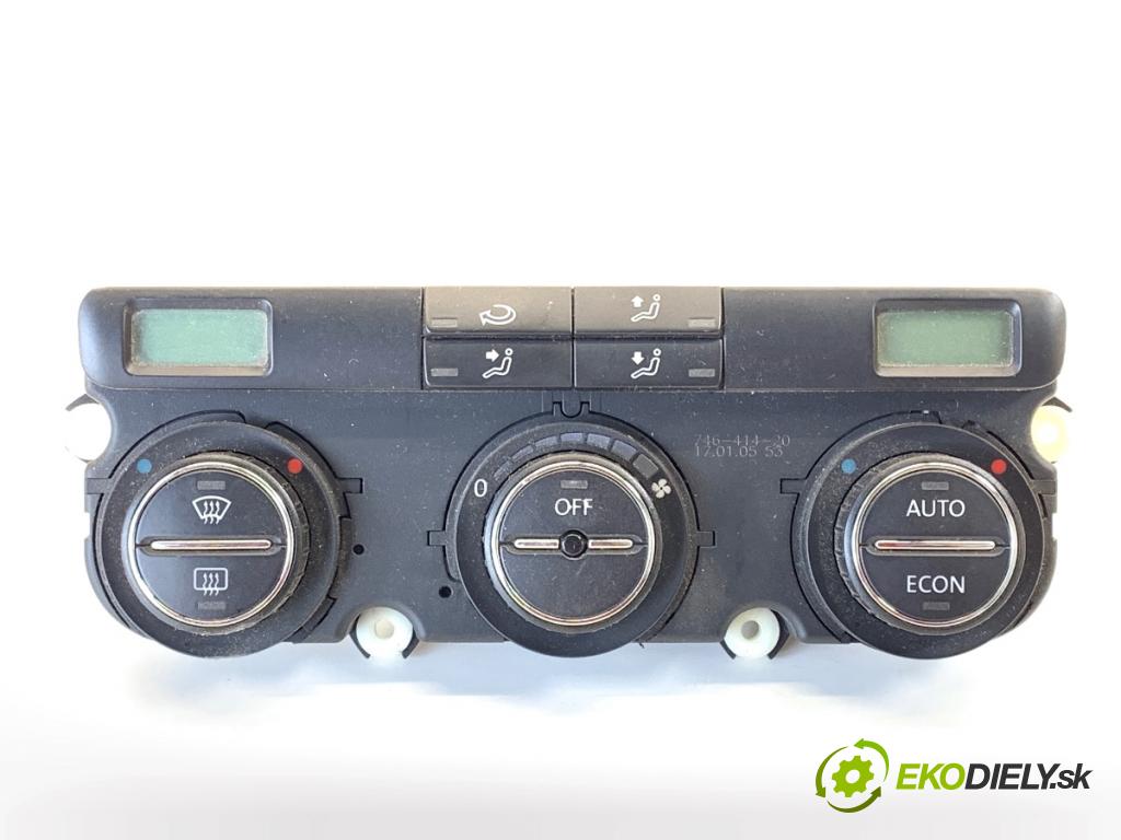 VW TOURAN nadwozie wielkoprzestrzenne (MPV) 2005 77 kW 1.9 TDI 1896 Panel ovládania kúrenia  (Prepínacie páčky pod volantom)