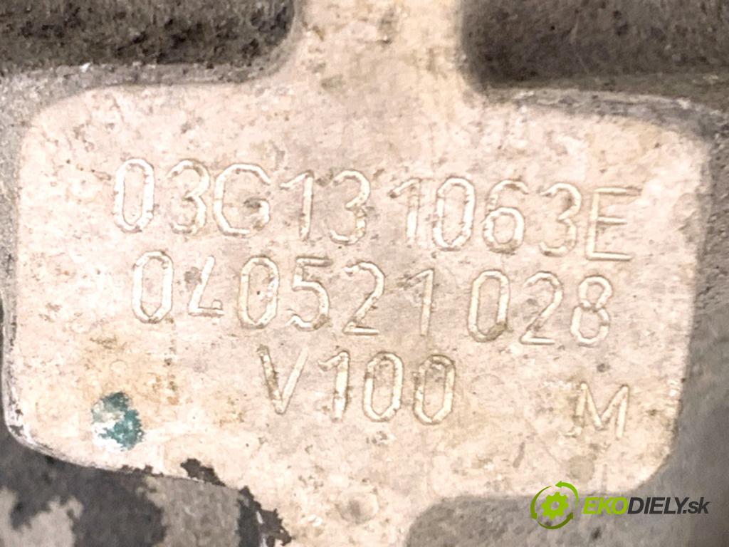 VW TOURAN nadwozie wielkoprzestrzenne (MPV) 2005 77 kW 1.9 TDI 1896 Chladič EGR 038131513AD