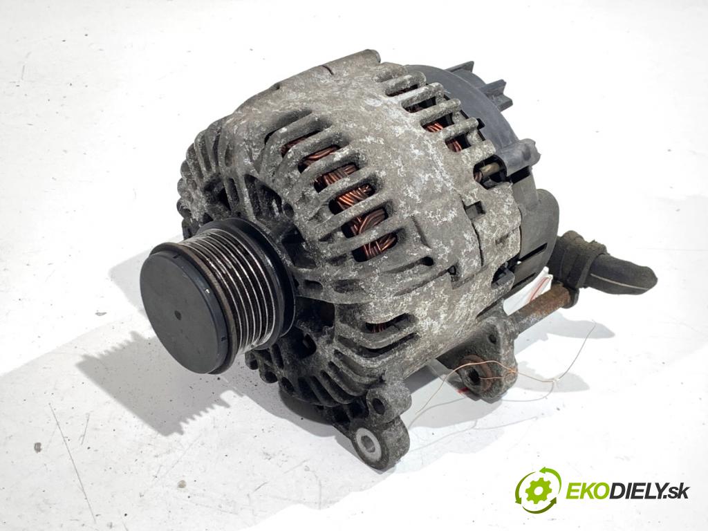 VW TOURAN nadwozie wielkoprzestrzenne (MPV) 2005 77 kW 1.9 TDI 1896 Alternátor 06F903023C (Alternátor)