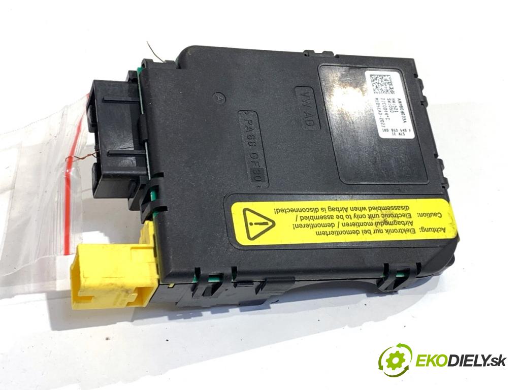 VW TOURAN nadwozie wielkoprzestrzenne (MPV) 2005 77 kW 1.9 TDI 1896 Modul uhlu uhlu 1K0953549F (Riadiaca jednotka ostatné)