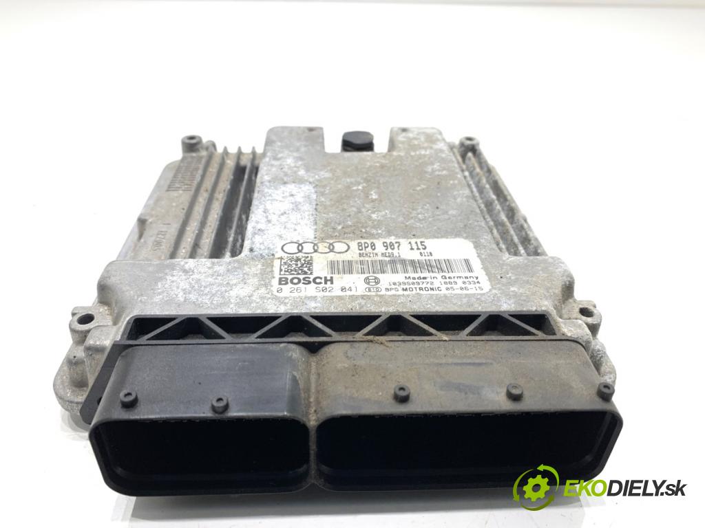 AUDI A3 8P liftback 2005 147 kW 2.0 TFSI quattro 1984 řídící jednotka motora 8P0907115 (Řídicí jednotka)