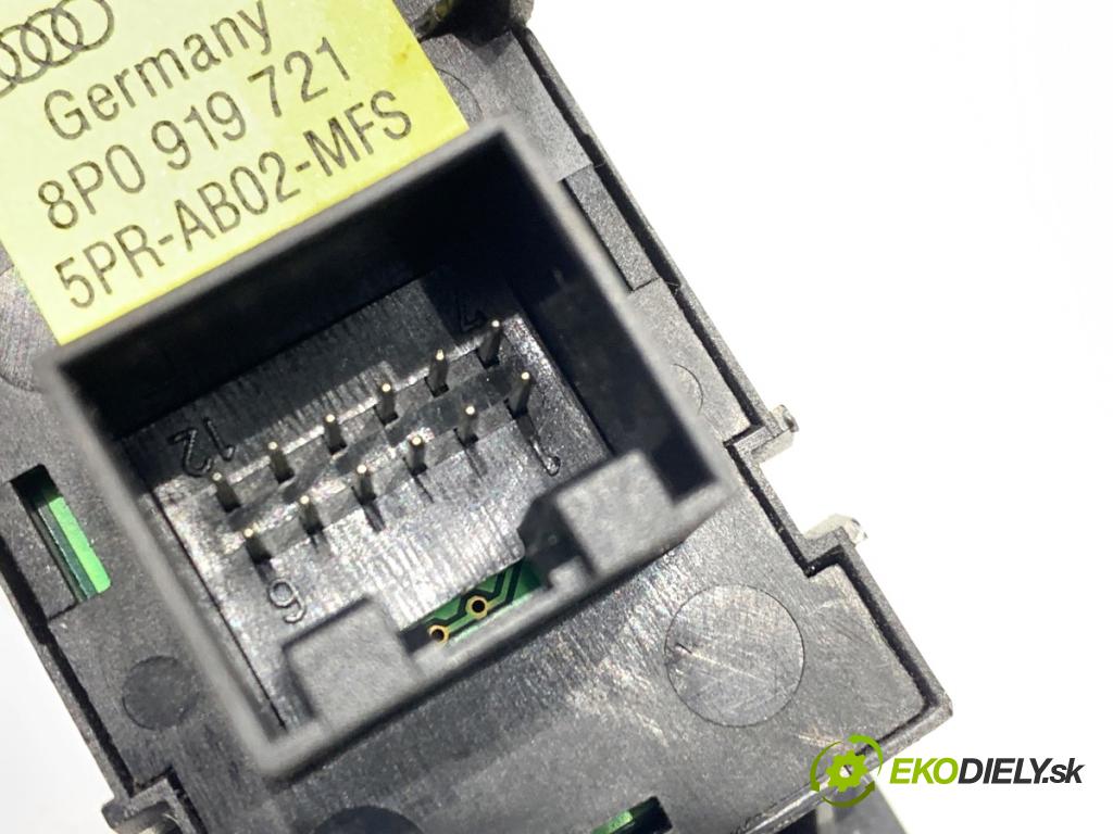 AUDI A3 8P liftback 2005 147 kW 2.0 TFSI quattro 1984 Panel ovládania navigácie 8P0919721