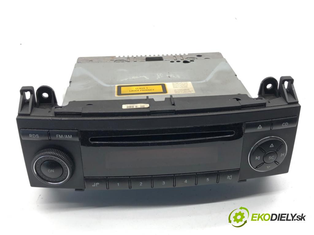 MERCEDES-BENZ W169 liftback 2006 80 kW A 180 CDI (169.007, 169.307) 1991 RADIO A1698200486 (Audio zařízení)