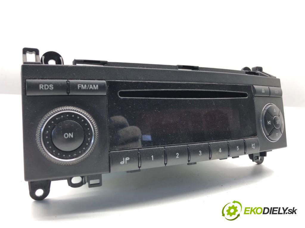 MERCEDES-BENZ W169 liftback 2006 80 kW A 180 CDI (169.007, 169.307) 1991 RADIO A1698200486 (Audio zariadenie)
