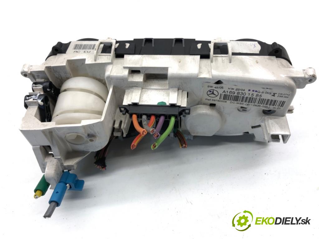 MERCEDES-BENZ W169 liftback 2006 80 kW A 180 CDI (169.007, 169.307) 1991 Panel ovládania kúrenia 1698301585 (Prepínacie páčky pod volantom)