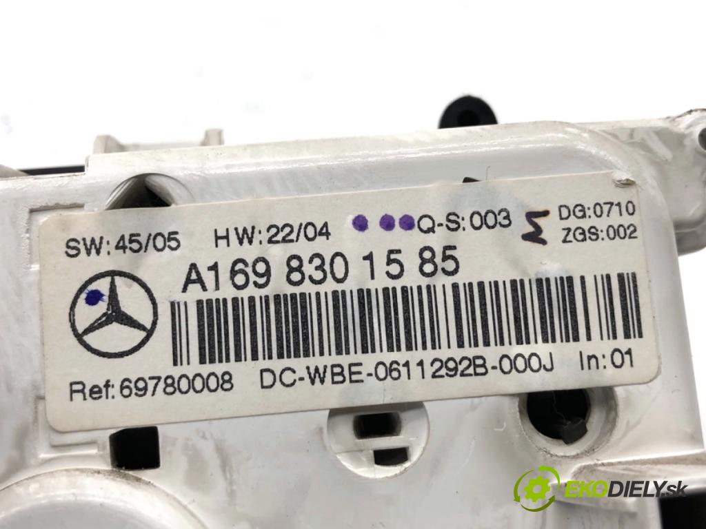 MERCEDES-BENZ W169 liftback 2006 80 kW A 180 CDI (169.007, 169.307) 1991 Panel ovládaní topení 1698301585 (Páčky pod volantem)