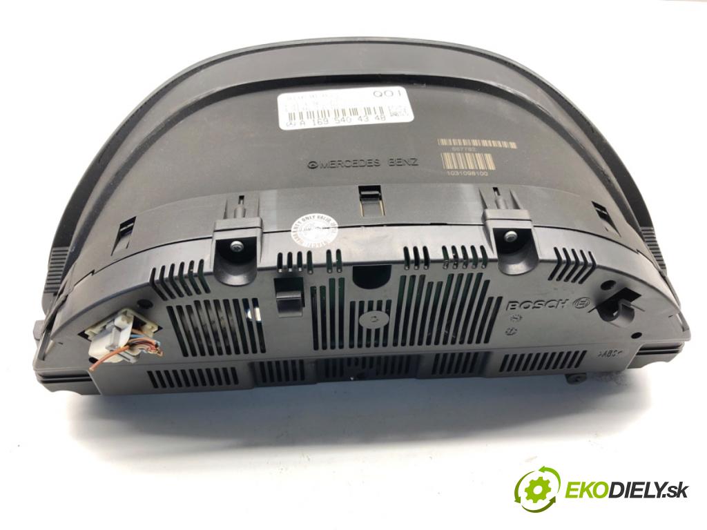 MERCEDES-BENZ W169 liftback 2006 80 kW A 180 CDI (169.007, 169.307) 1991 Prístrojovka A1695404348 (Prístrojová doska)