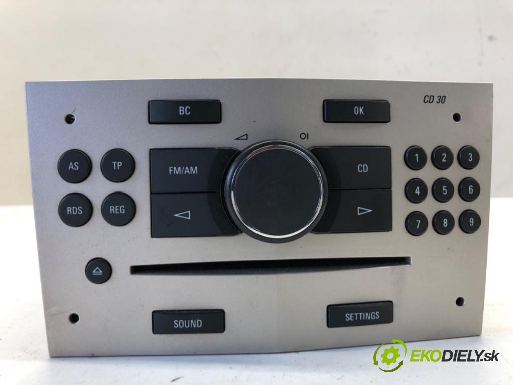 OPEL ASTRA H Kombi 2007 74 kW 1.7 CDTI (L35) 1686 RADIO 13251050 (Audio zariadenie)